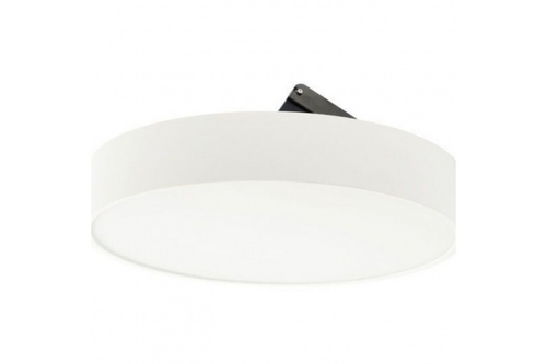 Потолочный накладной светильник ROUND-OUT-06-WH-WW (теплый белый свет, белый корпус) D350 поворотный