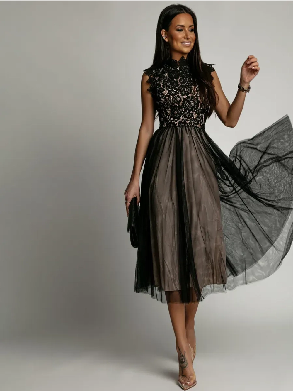 кружевное белое платье + plus size