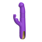 Вибратор-кролик I-MOON MY-206 с ротацией и толчками, 22,4 см