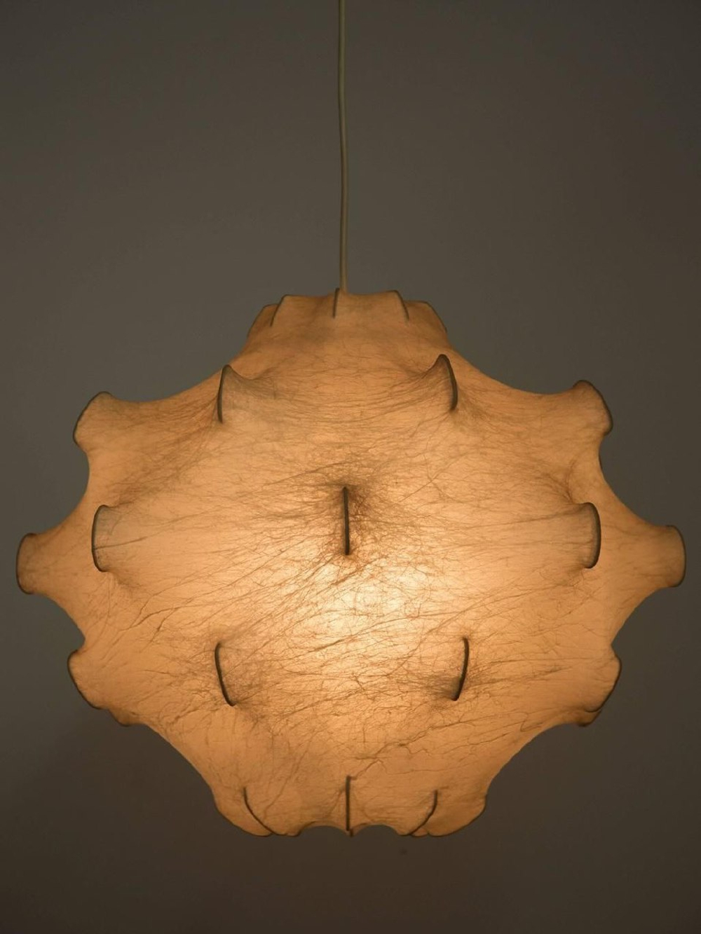 Люстра из перетянутого шёлка 🤍