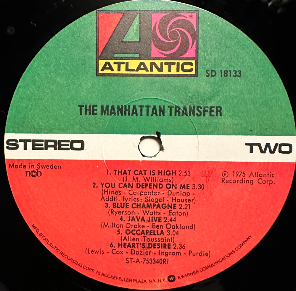 The Manhattan Transfer - The Manhattan Transfer (Швеция 1975г.)