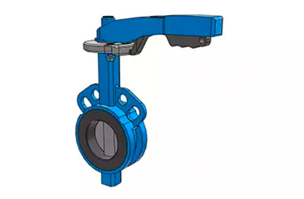 Дисковый затвор DN80