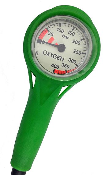 Манометр Sopras Sub Mini Oxygen⁄Nitrox 400 бар