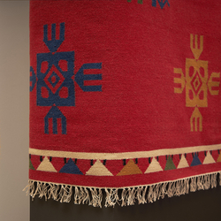 Ковер из шерсти по мотивам чувашских орнаментов 200х300см Tkano Cultural Heritage