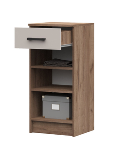 Машенька ТБ 201 Тумба с ящиком Дуб крафт табачный / Кашемир