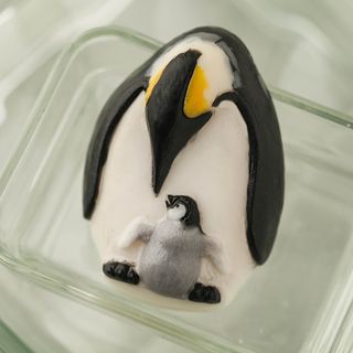 Императорские пингвины, пластиковая форма для мыла