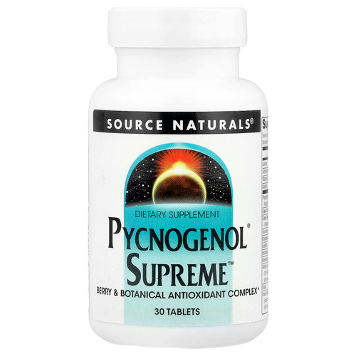 Source Naturals, Пикногенол Supreme, 30 таблеток