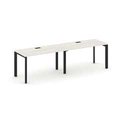 Style Project Рабочая станция односторонняя SN-59P.ORS-012 Дуб Наварра/Металл Черный/Черный Заглушка