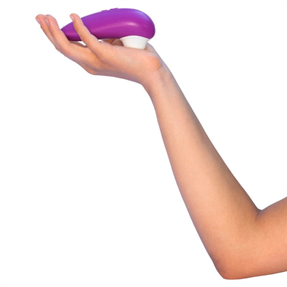 Фиолетовый бесконтактный клиторальный стимулятор 11,7см Womanizer Starlet 3 Violet WZ231SG4