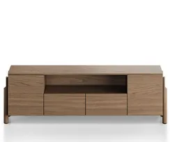 Тумба Basic под ТВ с нишей ширина 170 см (натуральный дуб)