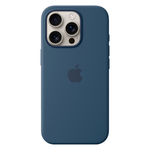 Силиконовый чехол с поддержкой MagSafe Apple Silicone Case для iPhone 16 Pro, Denim (Деним)