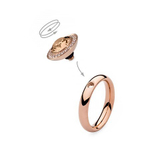 Шарм Qudo Tondo Deluxe Light Peach 647171 BR/RG