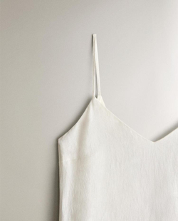 ZARA HOME АСИММЕТРИЧНОЕ ПЛЯЖНОЕ ПЛАТЬЕ, ЭКРЮ