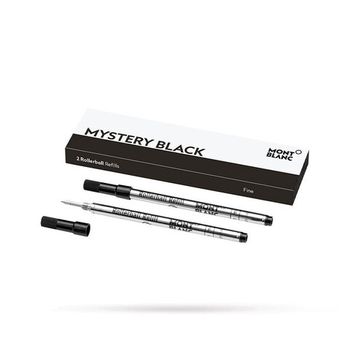 Стержень для ручки роллера Montblanc черный Mystery Black F 0,5 мм 2 шт (128230)