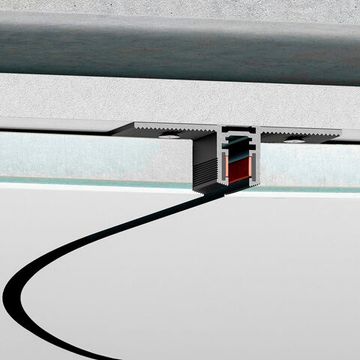 Шинопровод под ГКЛ 12,5мм Ø1200 85221/00 чёрный Mini Magnetic Elektrostandard