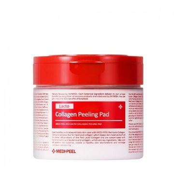 Medi-Peel Пилинг-пэды с лактобактериями - Red Lacto Collagen Peeling Pad 70 шт