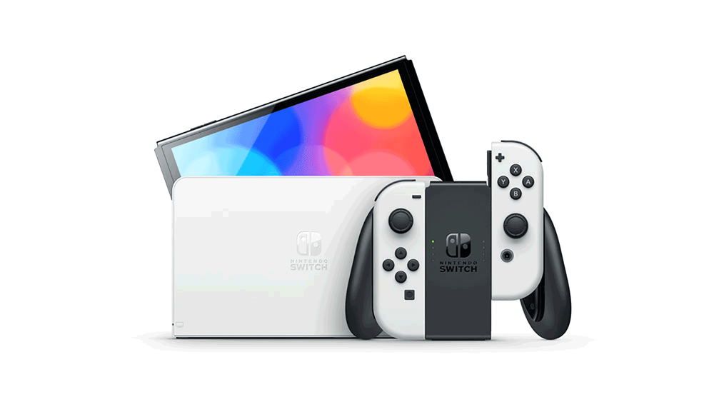 Игровая приставка Nintendo Switch OLED White (Белая)