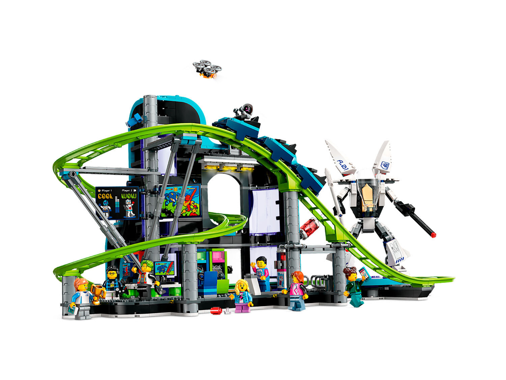Конструктор LEGO City 60421 Парк аттракционов: Мир роботов