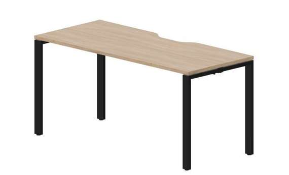 стол Strike 1580х680х750мм (с эргономичным вырезом)