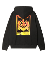 Мужская Толстовка Obey Icon Stencil Flame