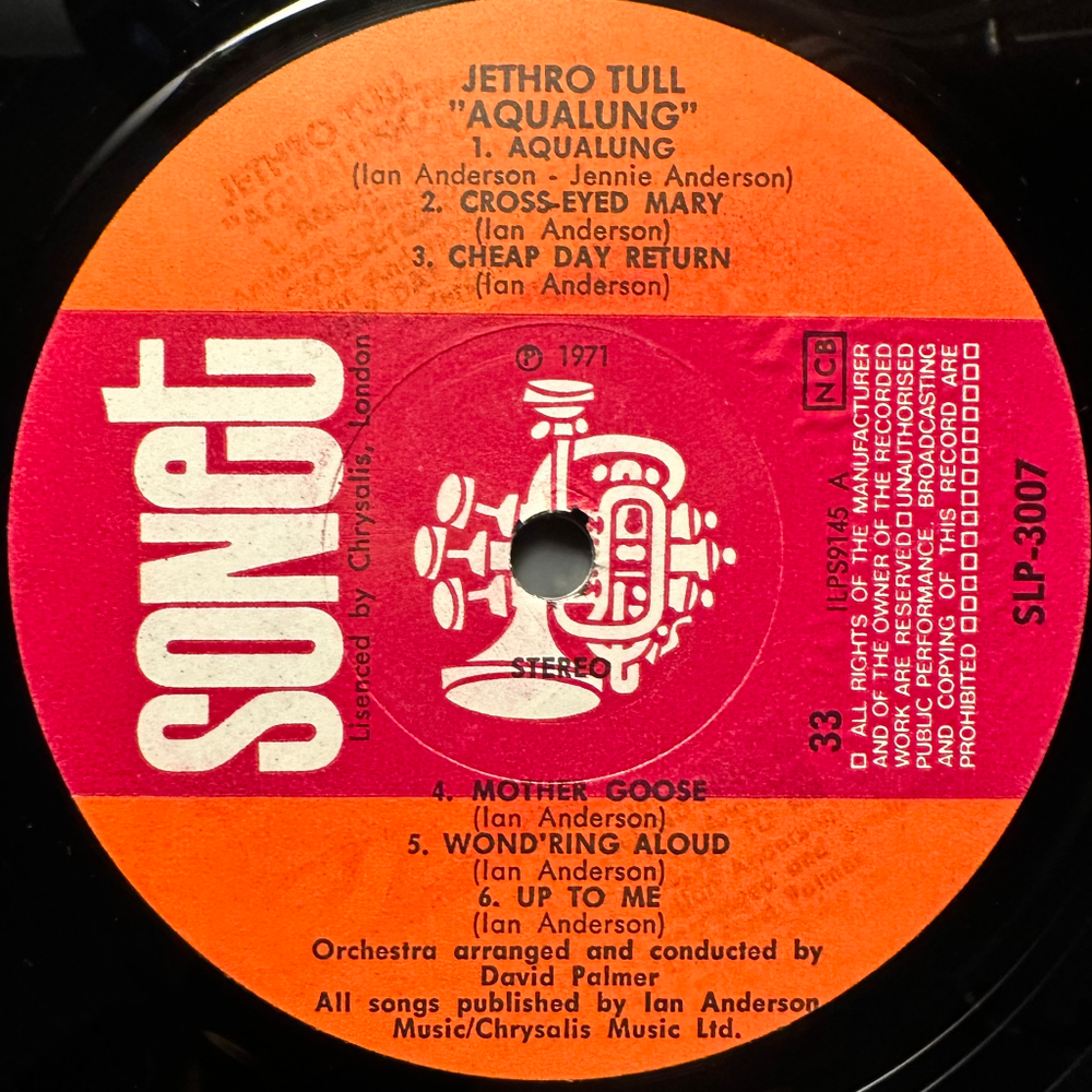 Jethro Tull - Aqualung (Скандинавия 1971г.)