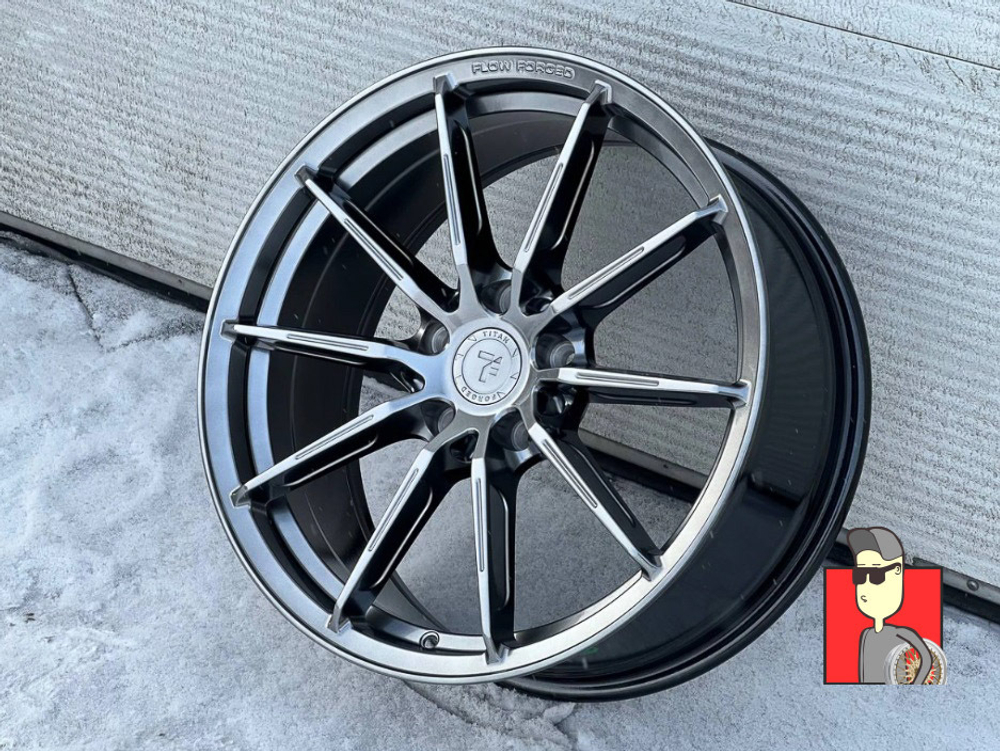 Комплект дисков Brixton Flow Form Titan Forged TF34 18x8 et35 5x108