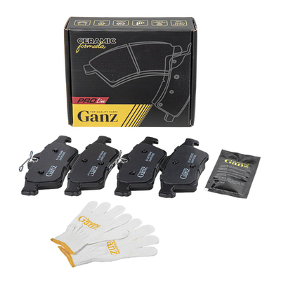 Колодки GANZ задние PRO-Line Ceramic FORD / MAZDA / NIS / OP / REN / VOL Арт.:GIJ07004C