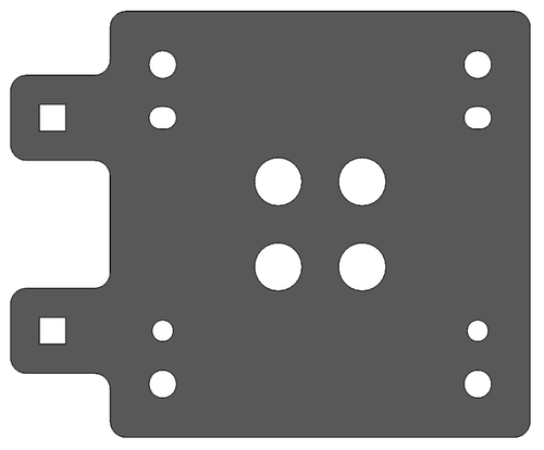 Пластина крепления шпинделя Partner v2