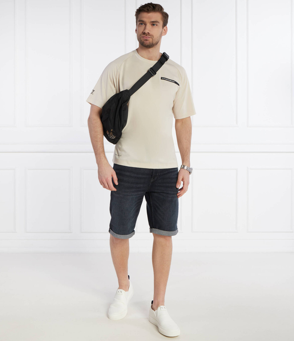 Футболка EA7 - бежевый(3DPT11 PJUYZ)