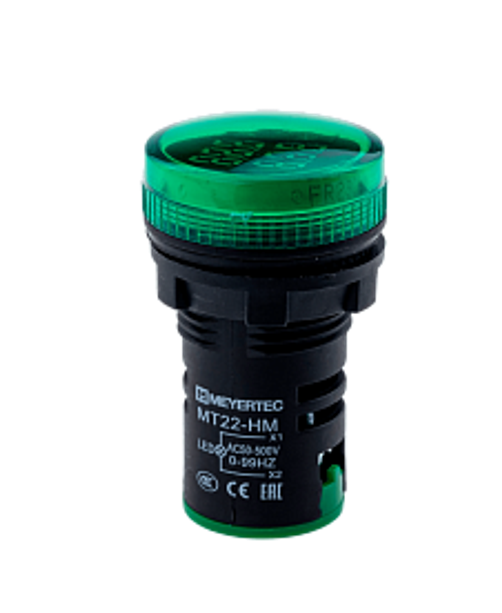 Индикатор напряжения и частоты, зеленый MT22-HM3 арт.:107375