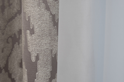 Ткань Портьера Восток сер (Orient ser) 300x260 Серый Garda Decor