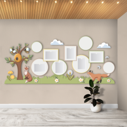 Оформление стен