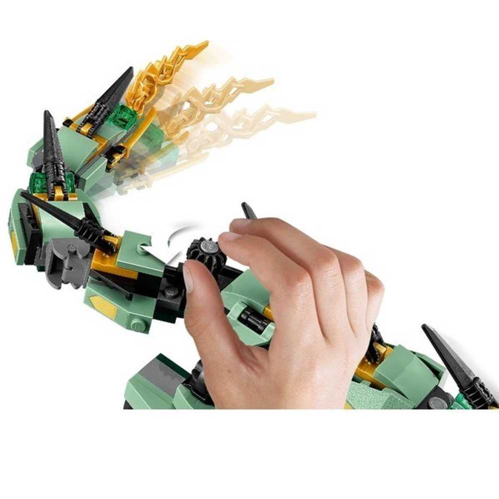 LEGO Ninjago: Механический дракон Зелёного ниндзя 70612 — Green Ninja Mech Dragon — Лего Ниндзяго