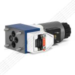 M-3SEW6U3X/420MG24N9K4 - Гидрораспределитель седельного типа Ду 6 с электроуправлением на 420 бар, схема U