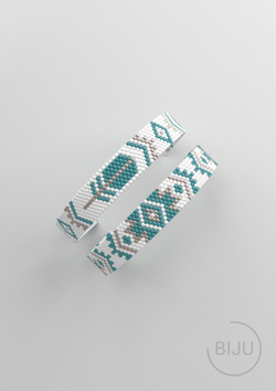 Схема PEYOTE, Схема браслета мозаичное плетение, узор из Miyuki Delica 11/0, файл PDF, №250