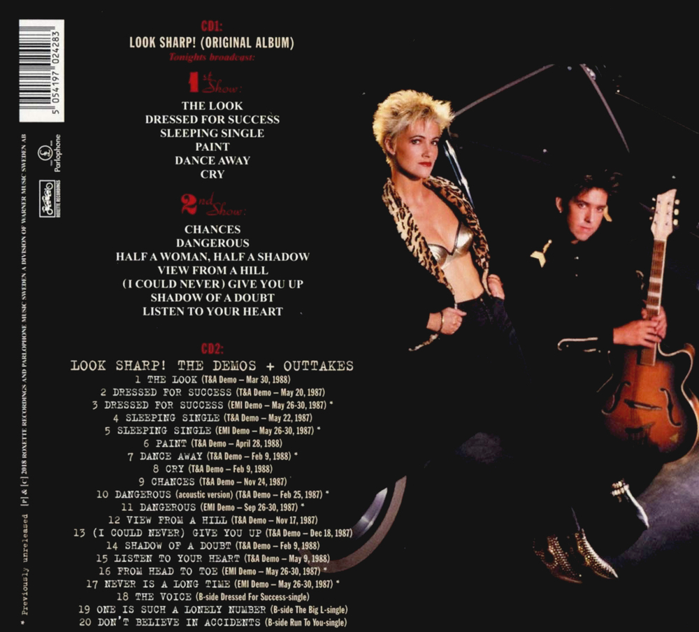Roxette / Look Sharp! (30th Anniversary Edition)(2CD)