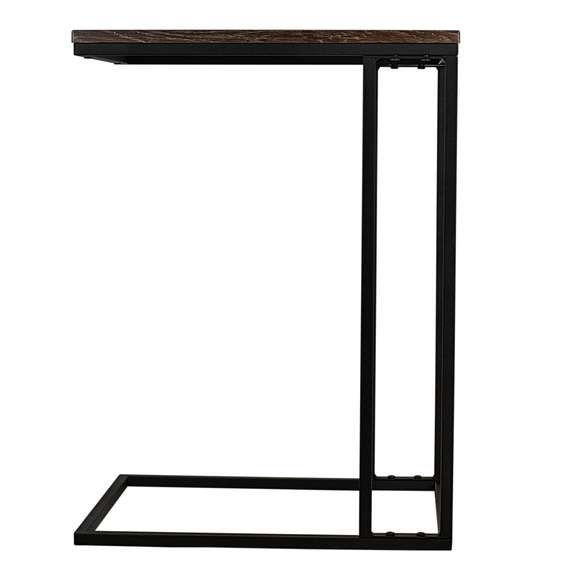 Стол придиванный BeautyStyle 30 дуб шоле коричневый/черный