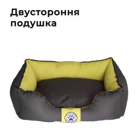 Лежанка для собак размер M двухсторонняя разборная горчичная Царь-лежанка Lapalandia