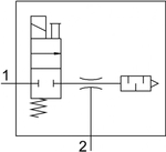 Эжектор базовый вакуумный электро-пневматический Festo VN-14-L-T4-PQ3-VQ3-RO2-M