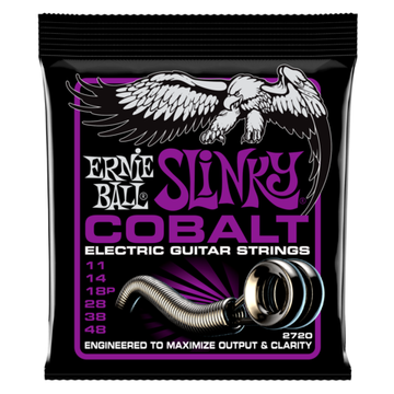 Струны для электрогитары ERNIE BALL 2720 Cobalt Slinky Power 11-48