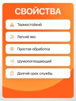 Пластиковый лист ПНД 2 мм, 500x1000 черный, 1 шт