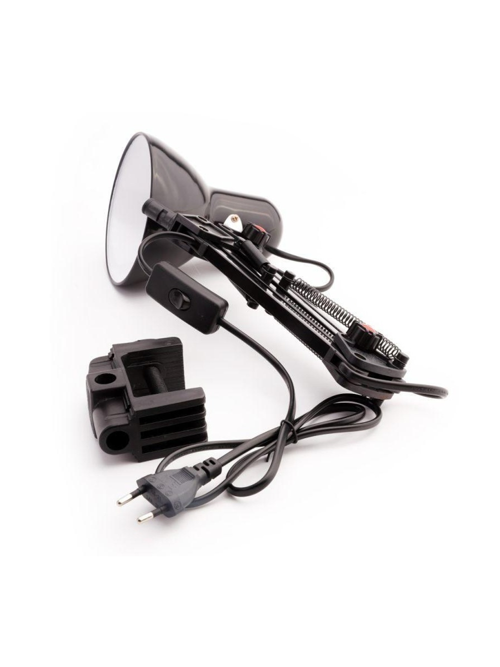 Светильник настольный UF-312P С02 230В 60Вт струбцина черн. Ultraflash 12895