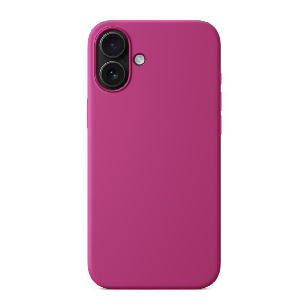 Силиконовый чехол MagSafe Apple Silicone Case для iPhone 16 Plus, Фуксия