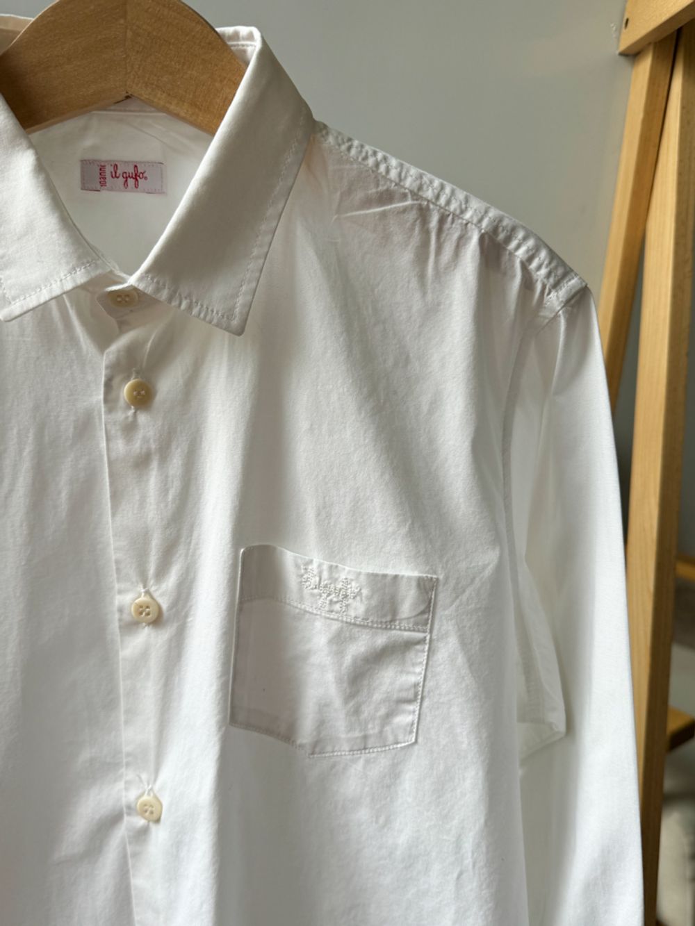 Хлопковая рубашка Il Gufo, 140