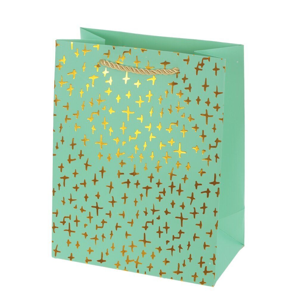 GAEM Пакет подарочный (бумага 210г/м2, блок микс 12шт), L18 W10 H23 см, 4в.