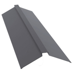 Конек плоский Grand Line Satin Ral 7004 115х30х115 мм резка