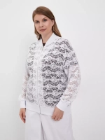 Бомбер кружевной летний