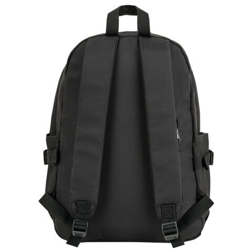 Рюкзак HEIKKI BLOCKS (ХЕЙКИ) универсальный, 2 отделения, черный/серый/белый, 44х32х17 см, 272563