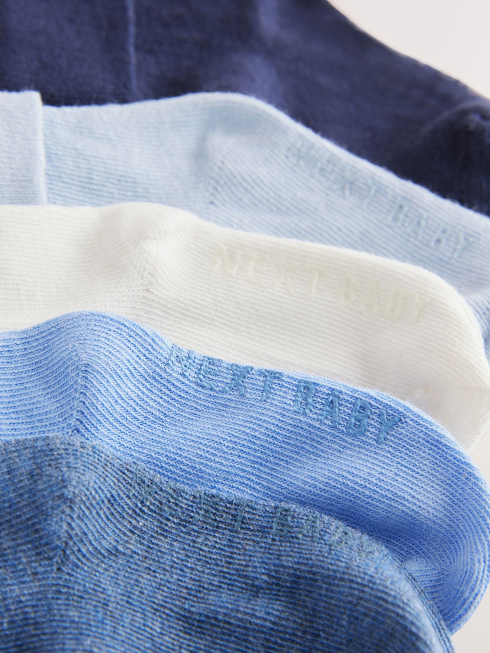 Носки для малышей Next E22-175, 5 шт., Синий, Голубой, Белый