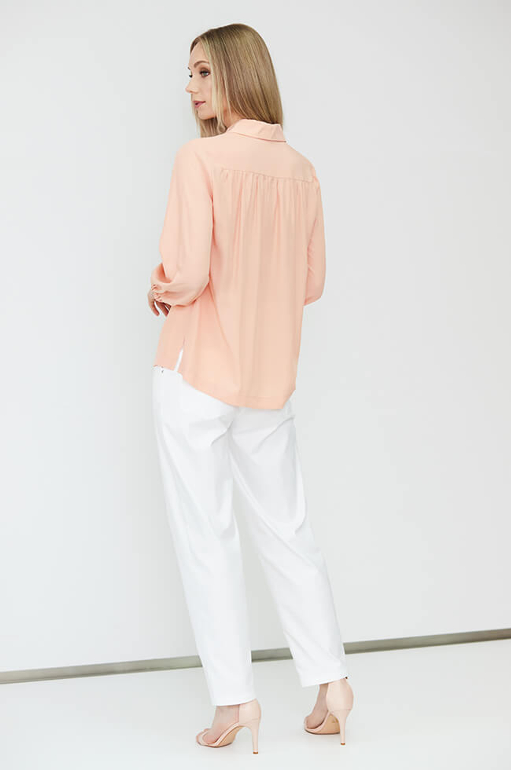 22386 Блузка женская (персиковый)